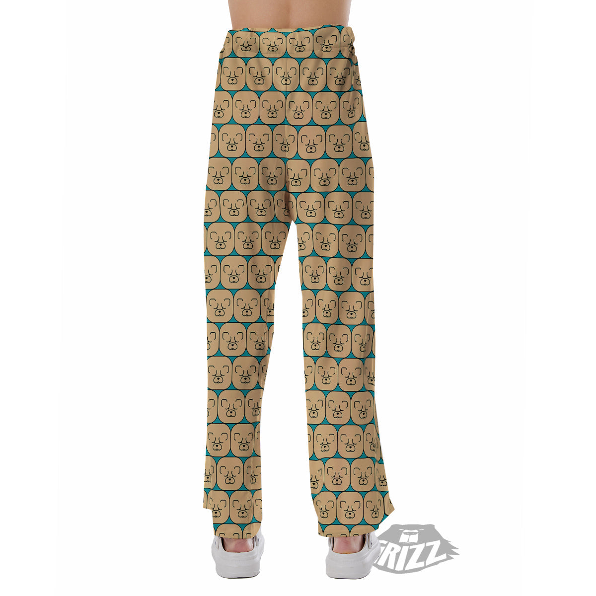 Chow chow Face Print Pattern Pajama Pants-grizzshop