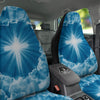 Christian Holy Cross Shiny Print Car Seat Covers-grizzshop