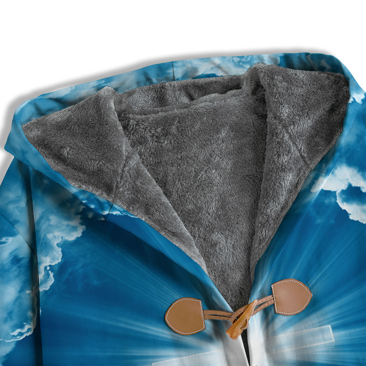 Christian Holy Cross Shiny Print Men's Windbreaker Jacket-grizzshop