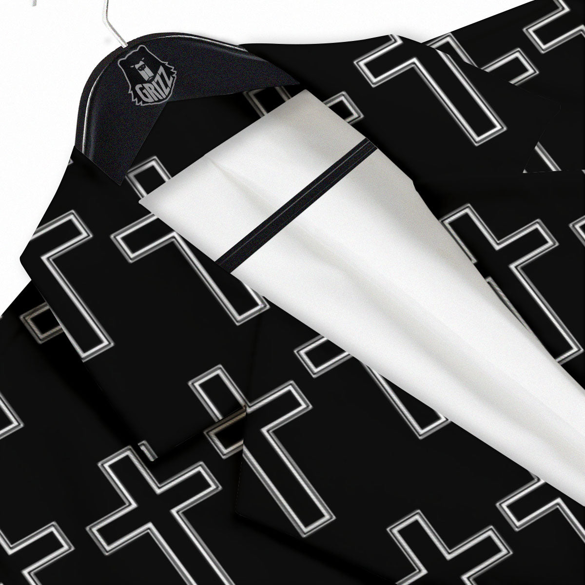 Christian Orthodox Print Pattern Men's Sport Coat-grizzshop
