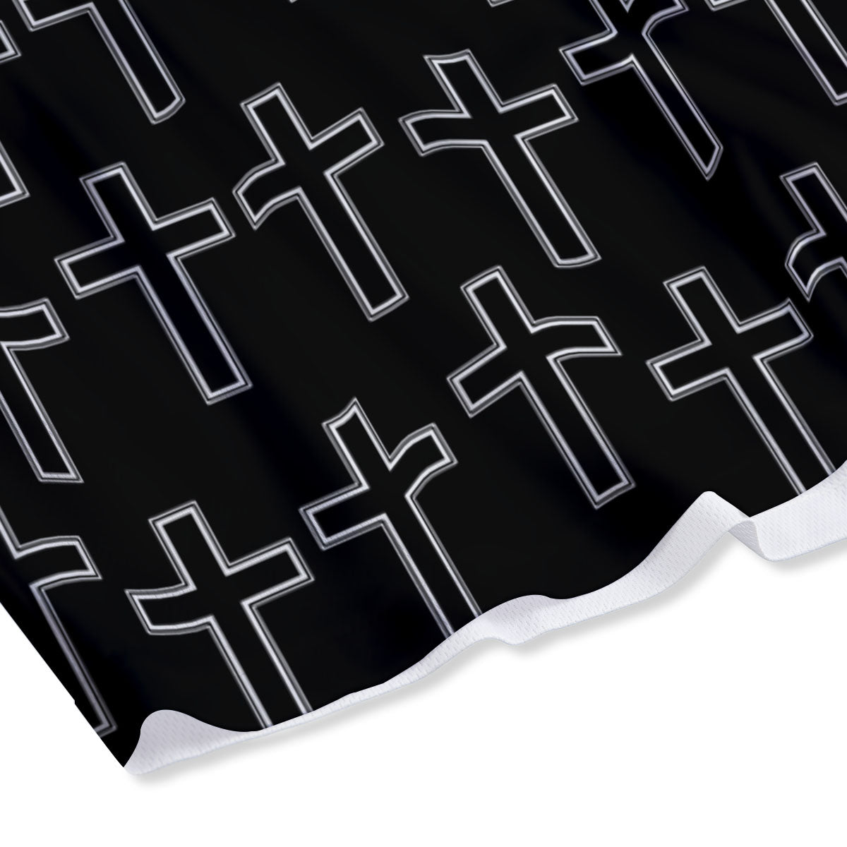 Christian Orthodox Print Pattern Mesh Shorts