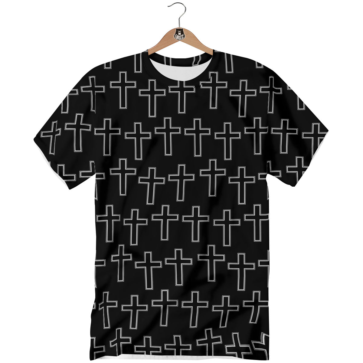 Christian Orthodox Print Pattern T-Shirt-grizzshop