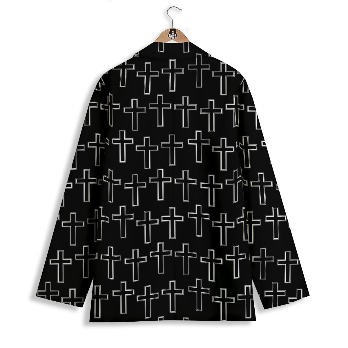 Christian Orthodox Print Pattern Women's Blazer-grizzshop