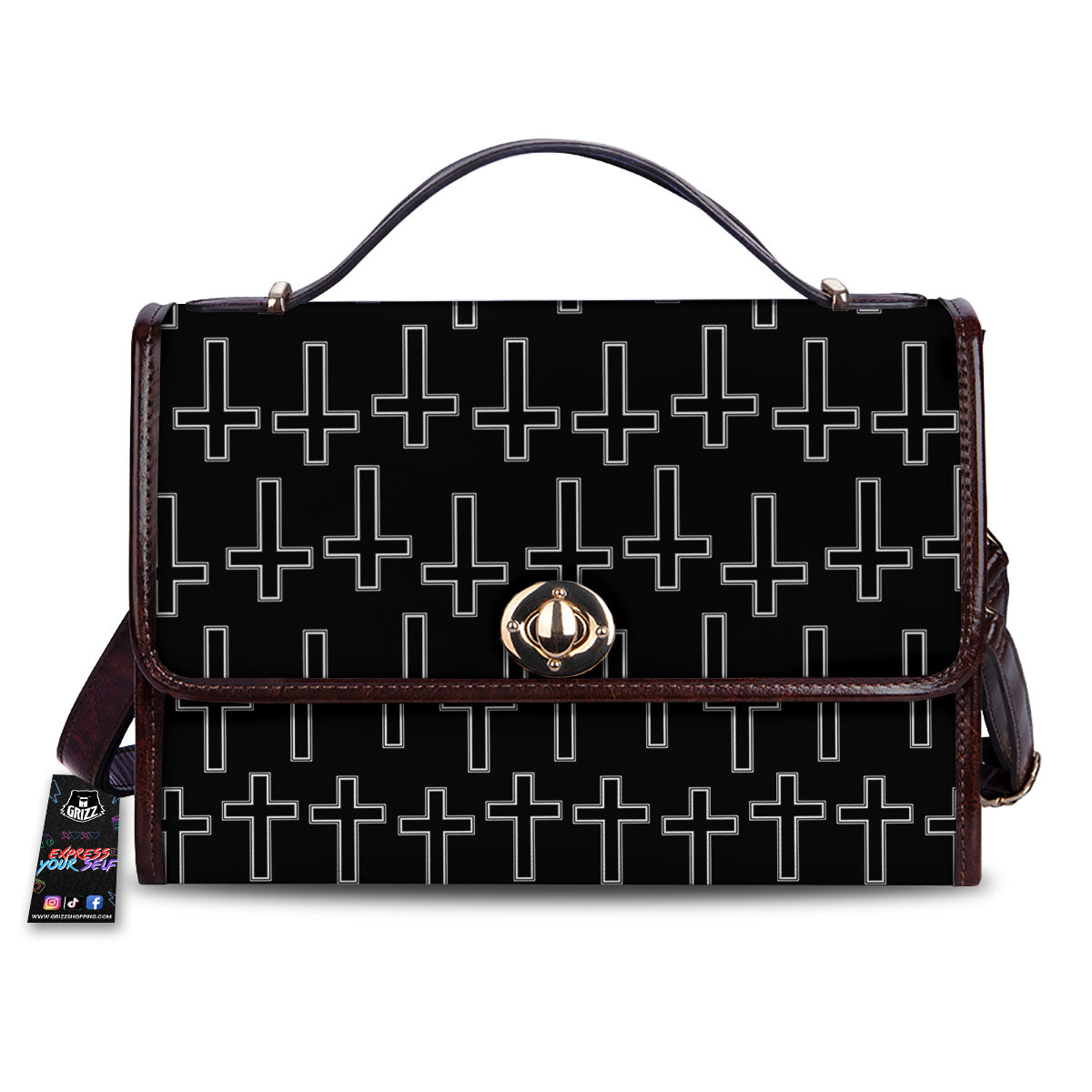 Christian Orthodox Print Pattern Women's Satchel Bag