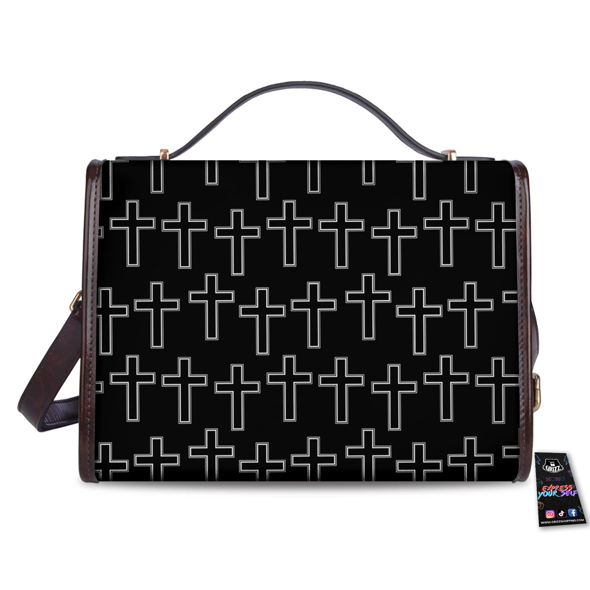 Christian Orthodox Print Pattern Women's Satchel Bag