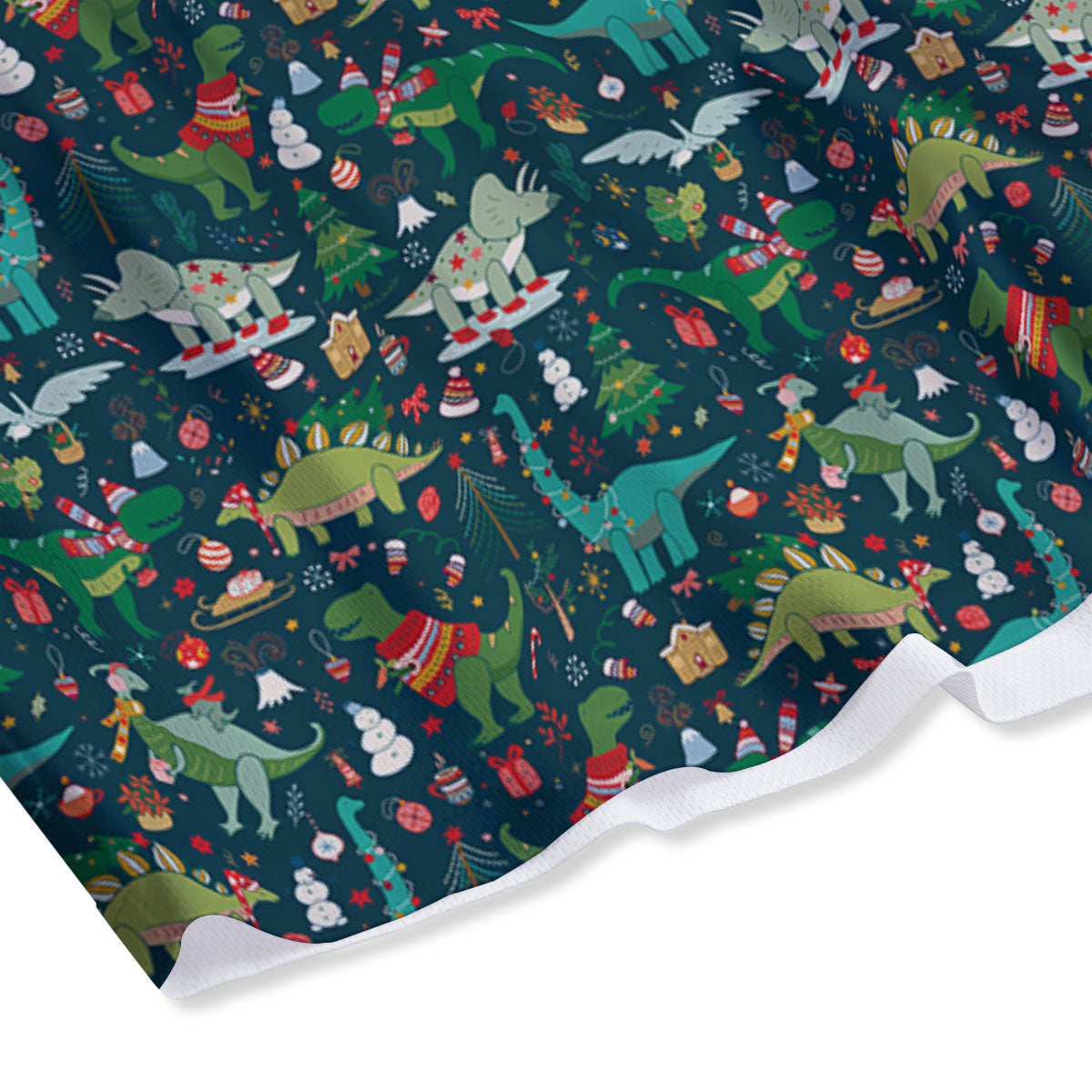 Christmas Animals Fun Print Pattern Mesh Shorts