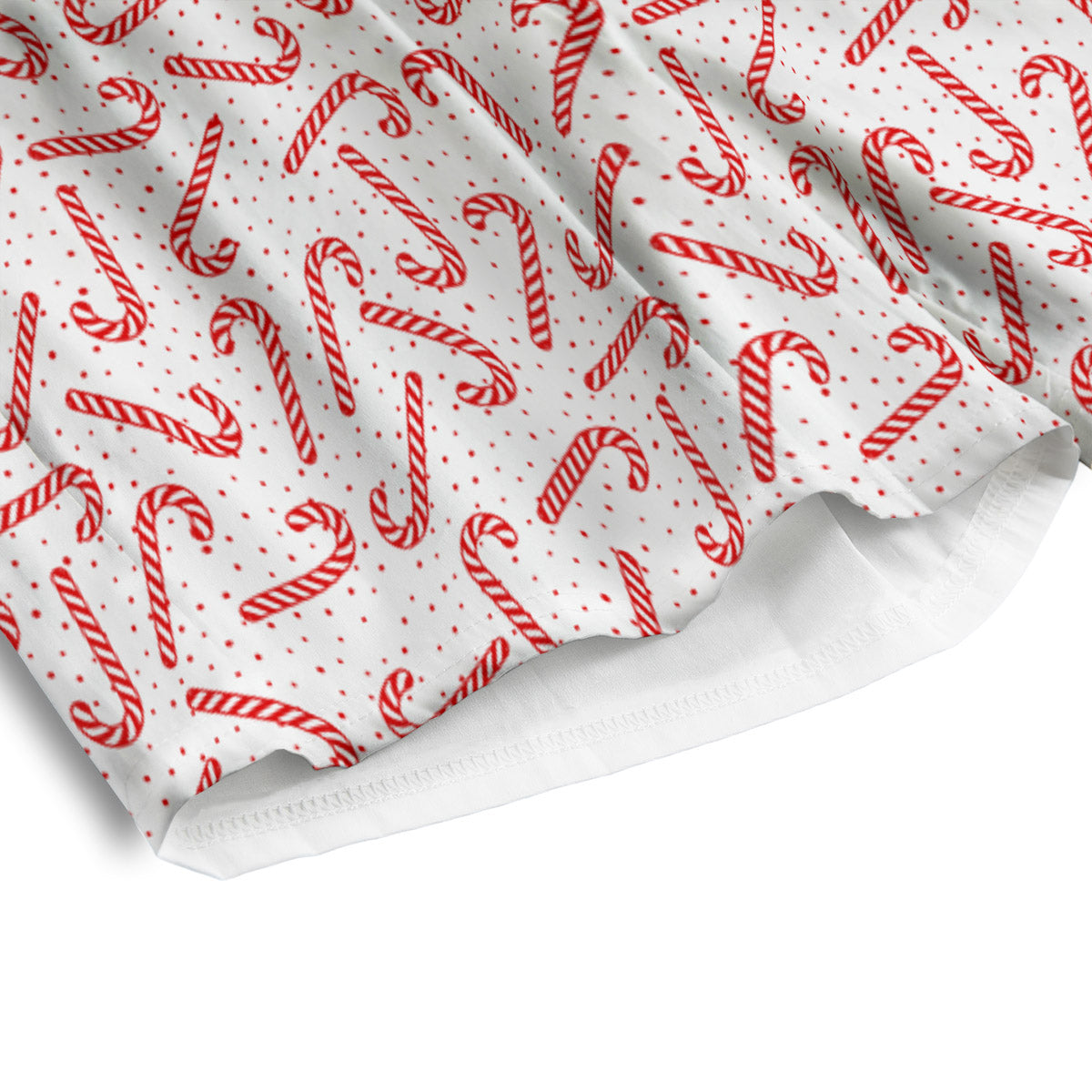 Christmas Candy Print Pattern Men's Athletic Shorts