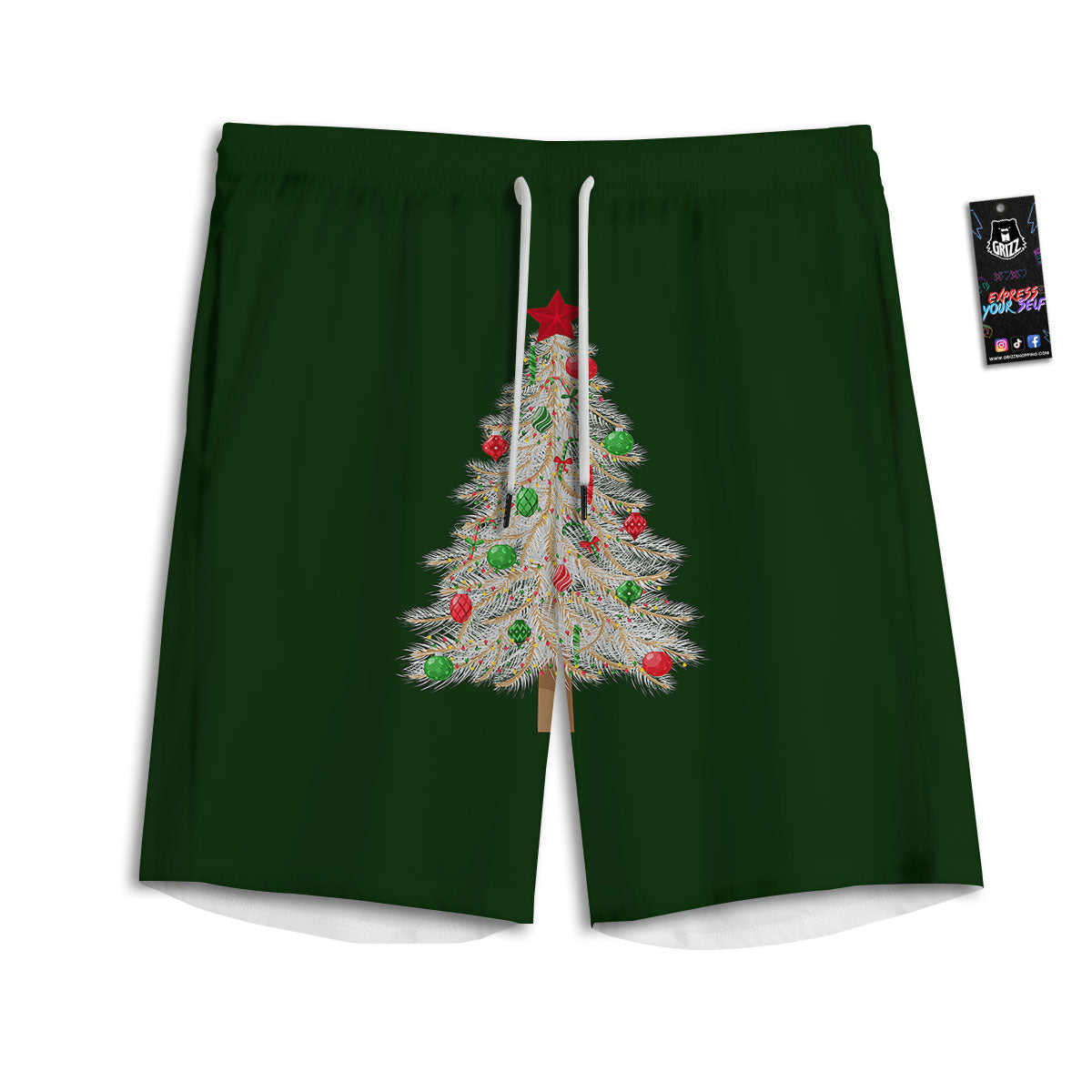 Check Irish Buffalo Print Pattern Men's Athletic Shorts