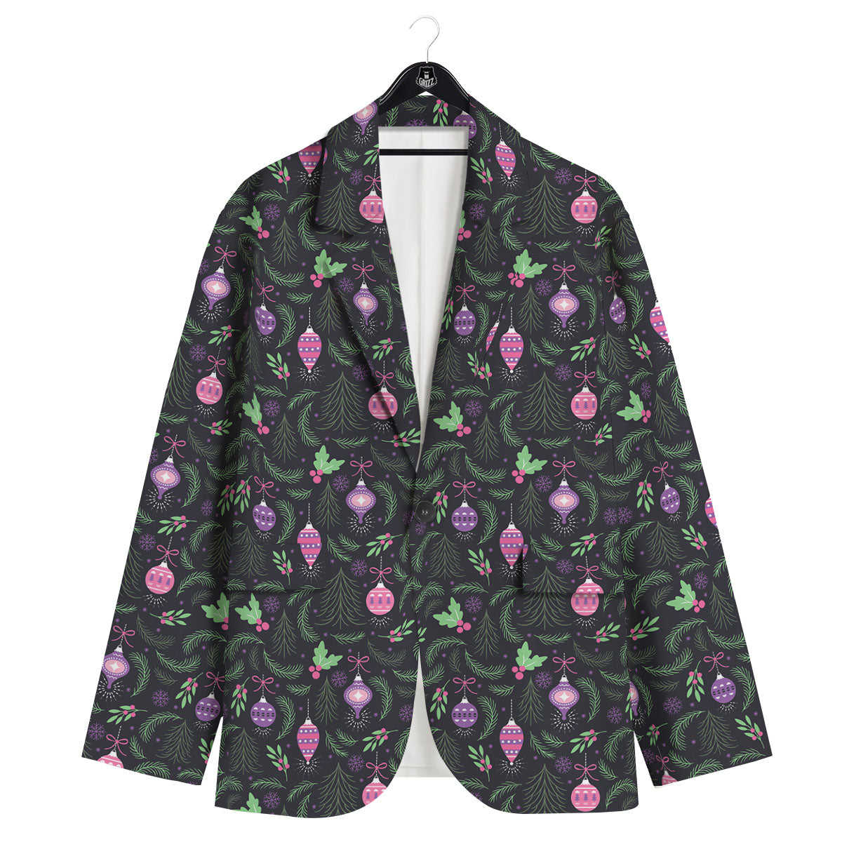 Christmas Decoration Print Pattern Men's Sport Coat-grizzshop