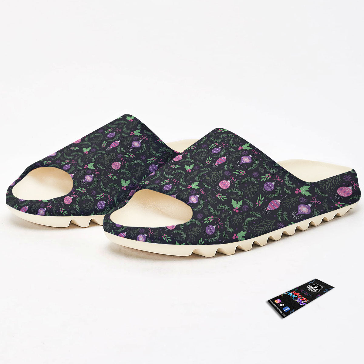 Christmas Decoration Print Pattern Sandals-grizzshop