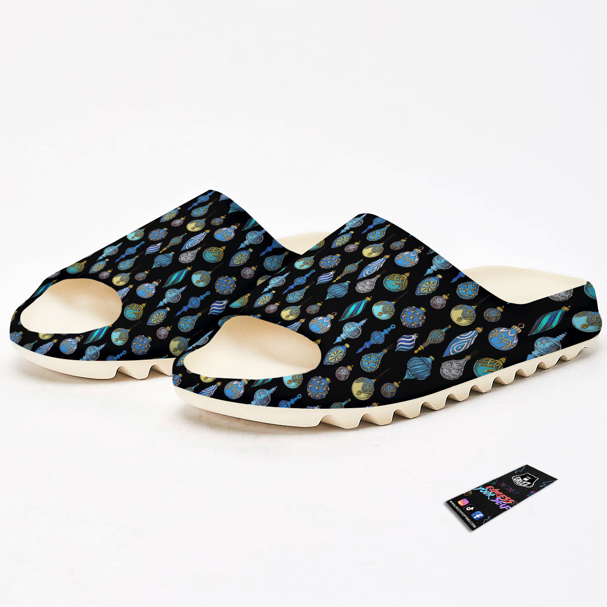 Christmas Decorations Drawing Print Pattern Sandals-grizzshop