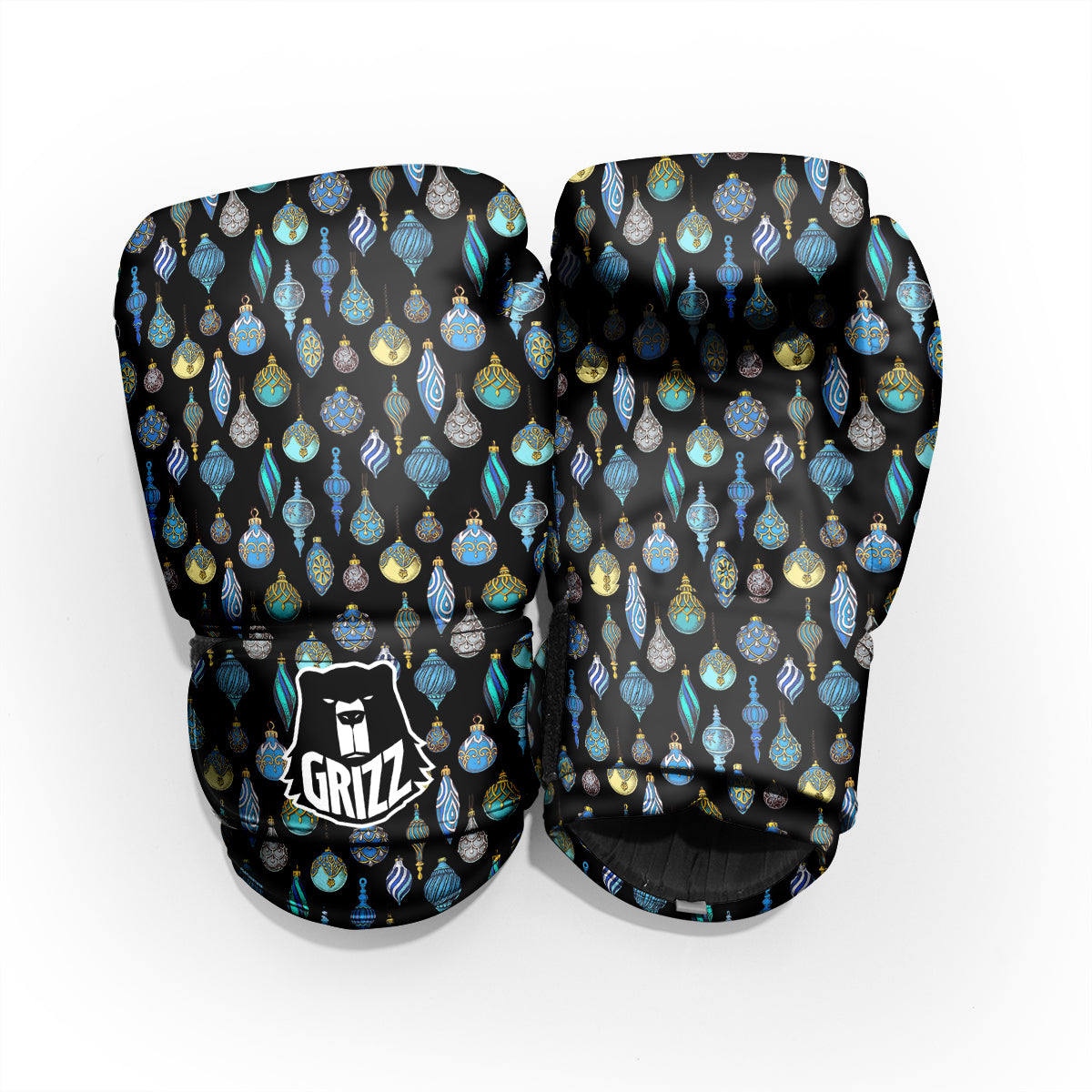 Christmas Decorations Drawing Print Pattern Pro Boxing Glove