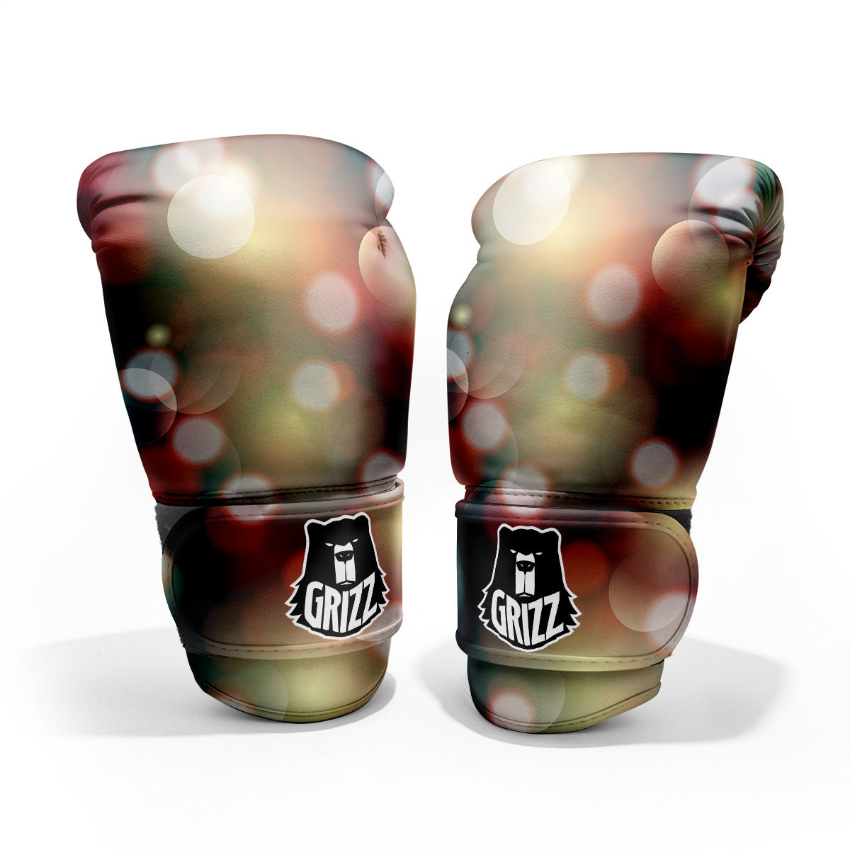 Christmas Defocused Lights Print Pro Boxing Glove