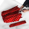 Christmas Dots White And Red Print Umbrella-grizzshop