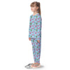 Christmas Flamingo Pink Print Pattern Kid's Pajamas-grizzshop