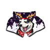 Christmas Husky Muay Thai Boxing Shorts-grizzshop