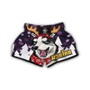 Christmas Husky Muay Thai Boxing Shorts-grizzshop