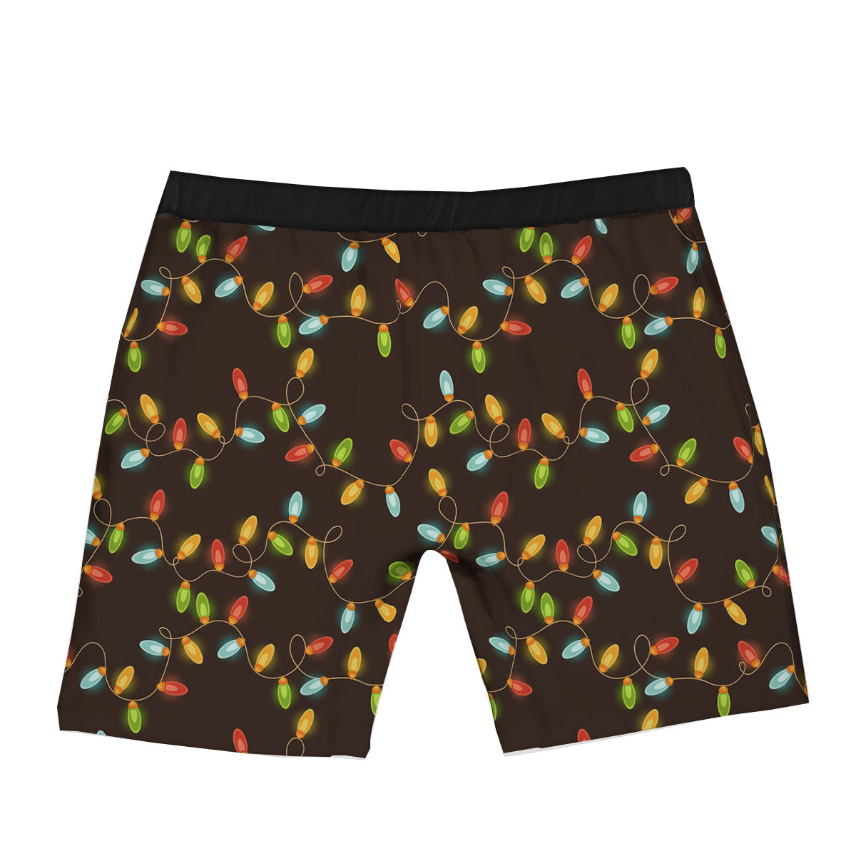 Christmas Lights Print Pattern Boxer Briefs-grizzshop