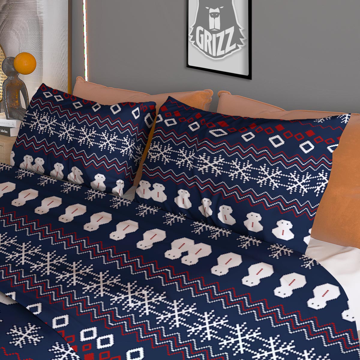 Chamomile Steampunk Print Pattern Duvet Cover Bedding Set