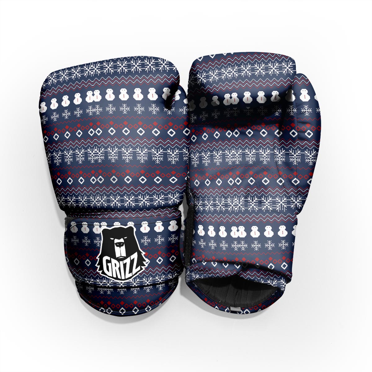Christmas Scandinavian Print Pattern Pro Boxing Glove