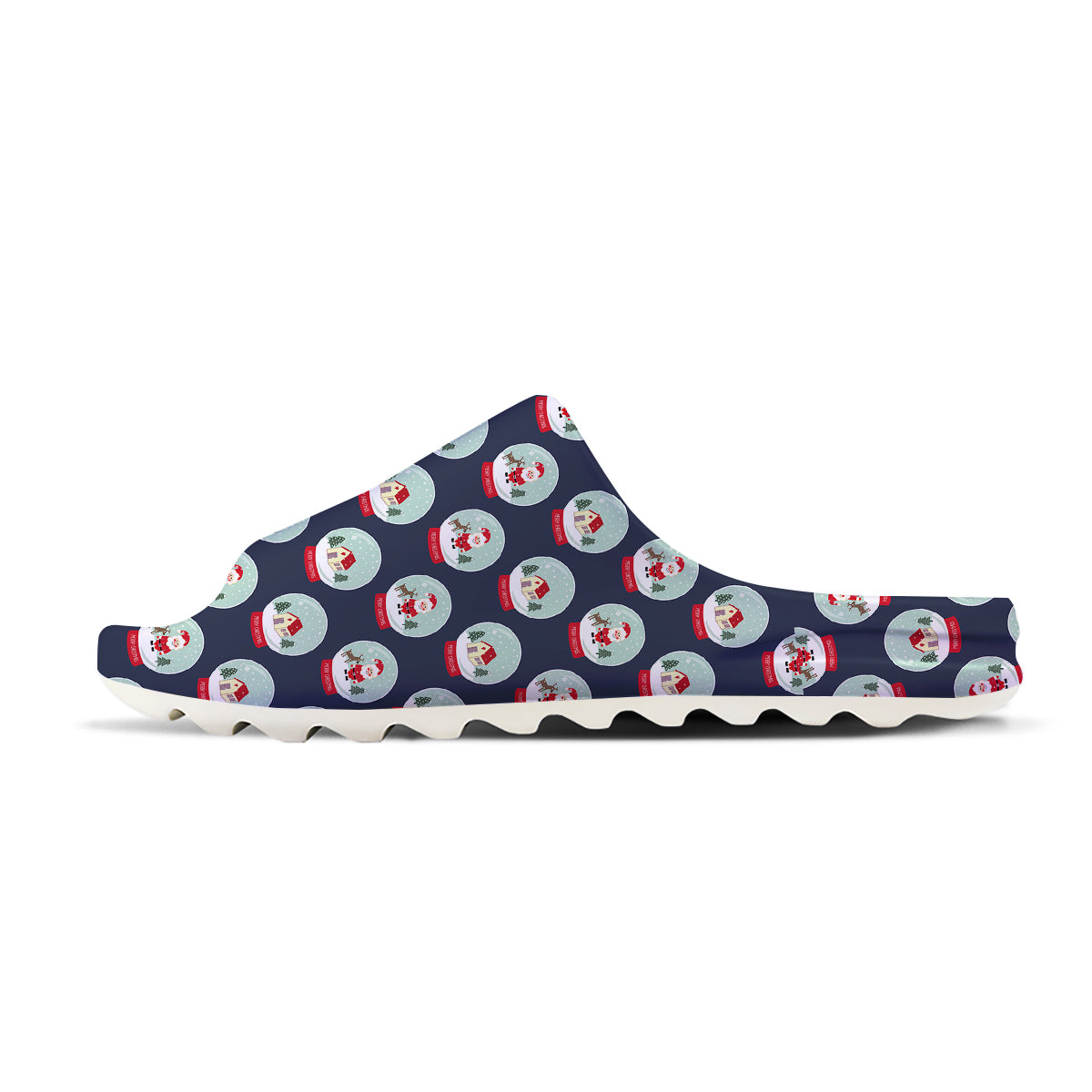 Christmas Snow Globe Print Pattern Sandals-grizzshop