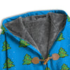 Christmas Tree 8-Bit Pixel Print Pattern Men's Windbreaker Jacket-grizzshop