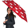 Christmas Tree Polka Dot Print Pattern Umbrella-grizzshop