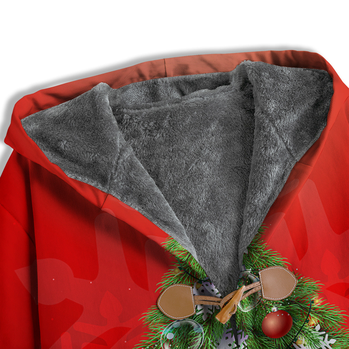 Christmas Tree Print Men's Windbreaker Jacket-grizzshop