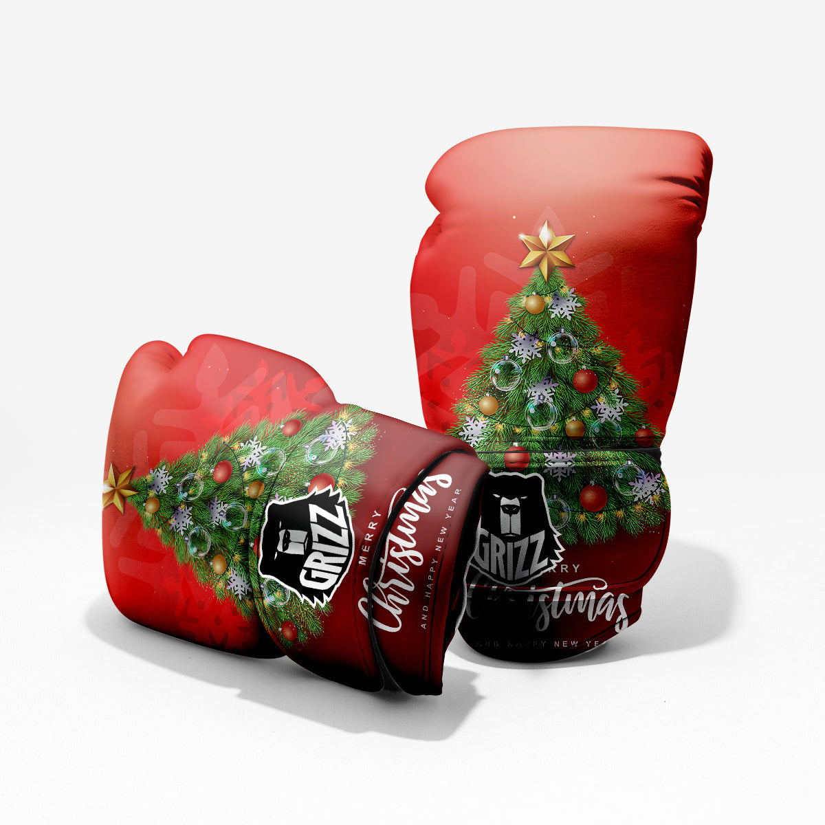 Christmas Tree Print Pro Boxing Glove