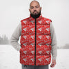 Christmas Angel Print Pattern Down Vest