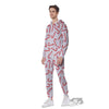 Christmas Candy Print Pattern Men's Jumpsuit-grizzshop