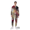 Christmas Defocused Lights Print Men's Jumpsuit-grizzshop