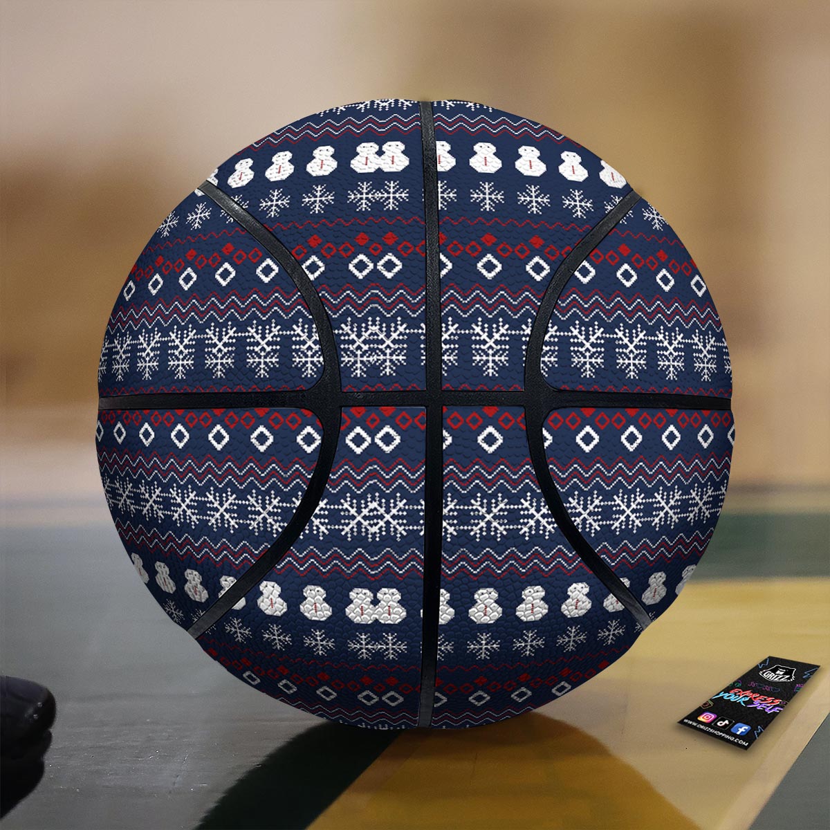 Chamomile Steampunk Print Pattern Basketball