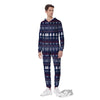 Christmas Scandinavian Print Pattern Men's Jumpsuit-grizzshop