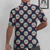 Christmas Snow Globe Print Pattern Untucked Shirts-grizzshop