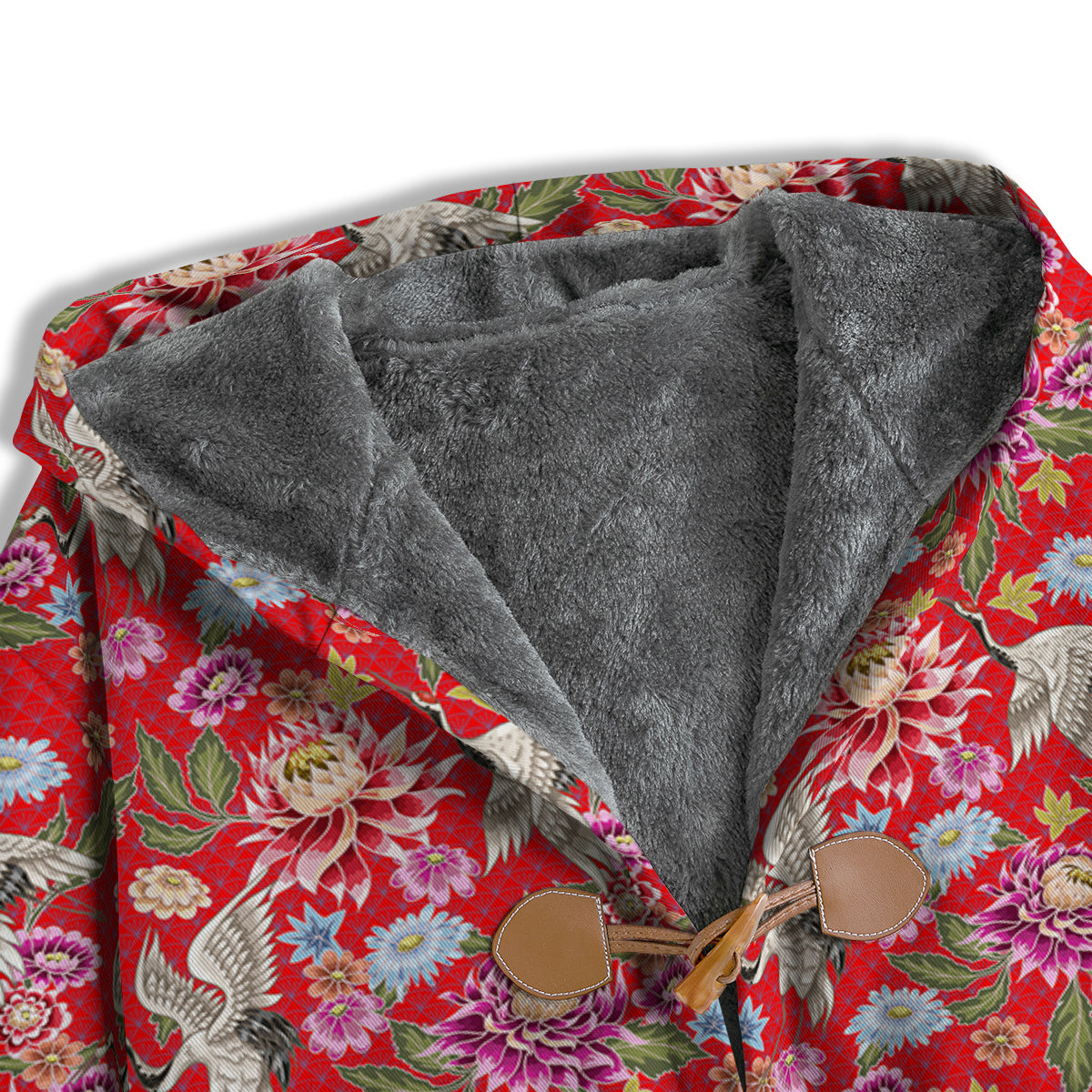Chrysanthemum Art Print Pattern Men's Windbreaker Jacket-grizzshop