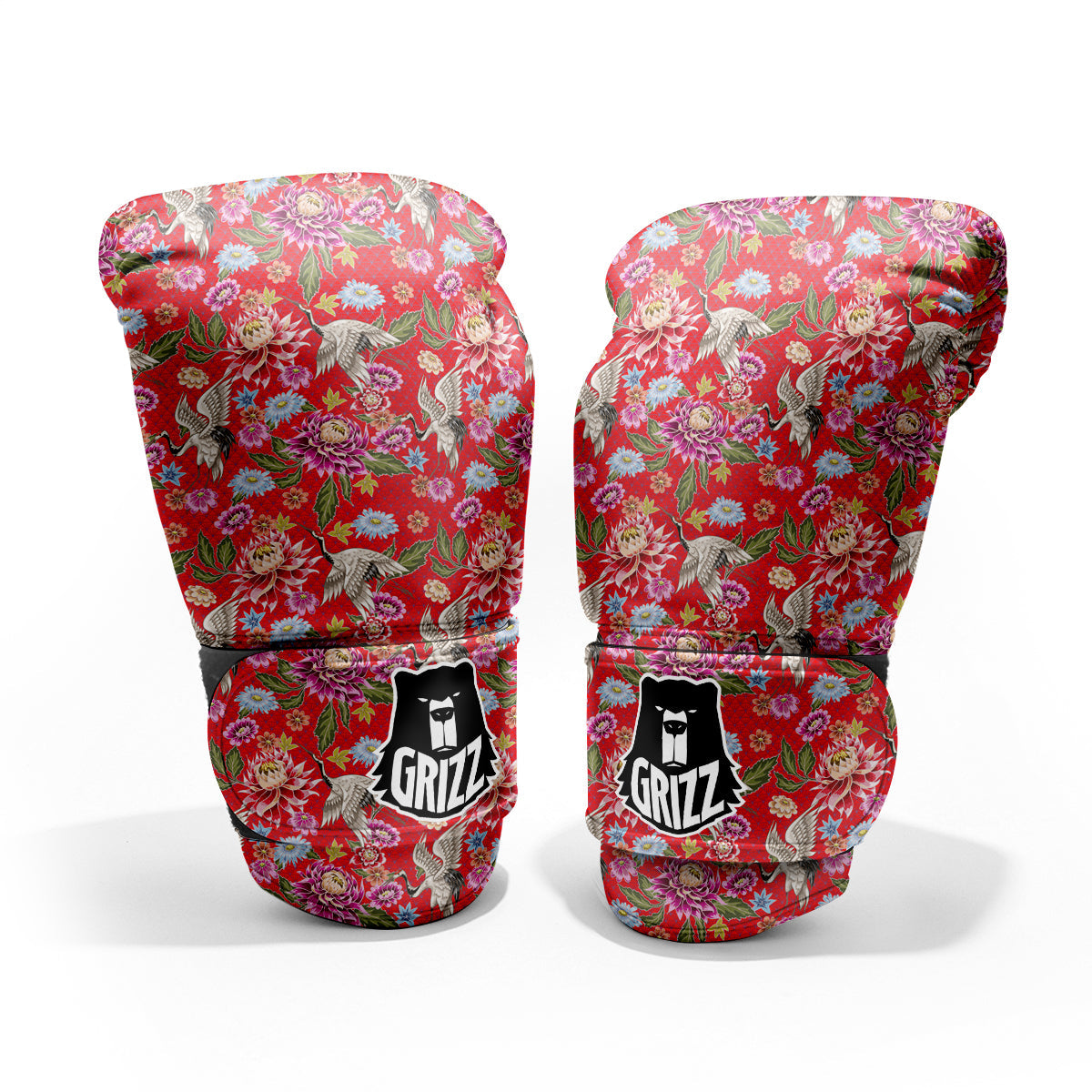 Chrysanthemum Art Print Pattern Pro Boxing Glove