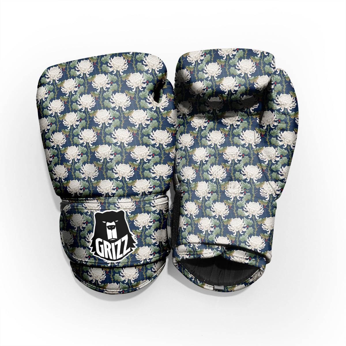 Chrysanthemum Flower Print Pro Boxing Glove