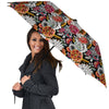 Chrysanthemum Watercolor Print Umbrella-grizzshop