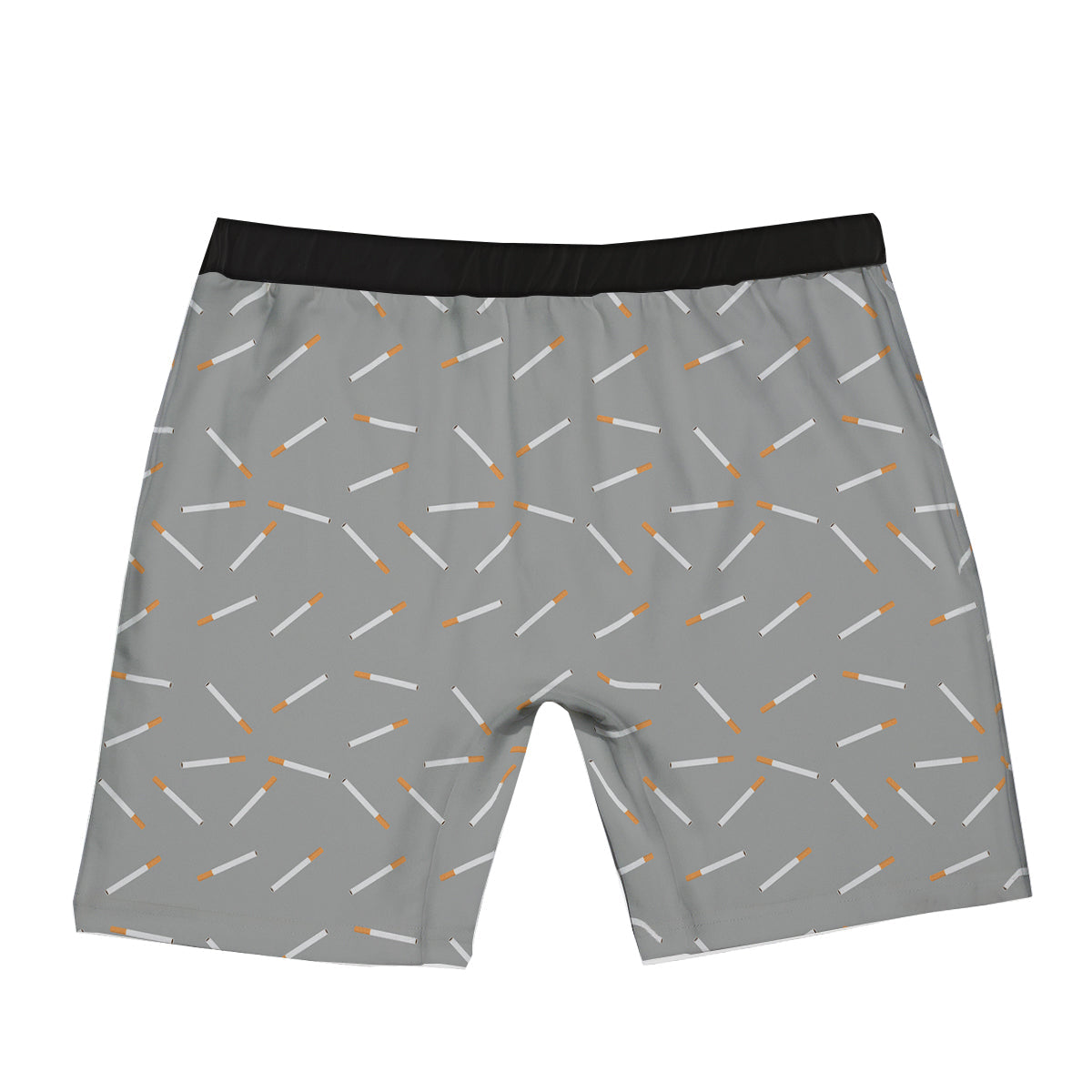Cigarette Gray Print Pattern Boxer Briefs-grizzshop