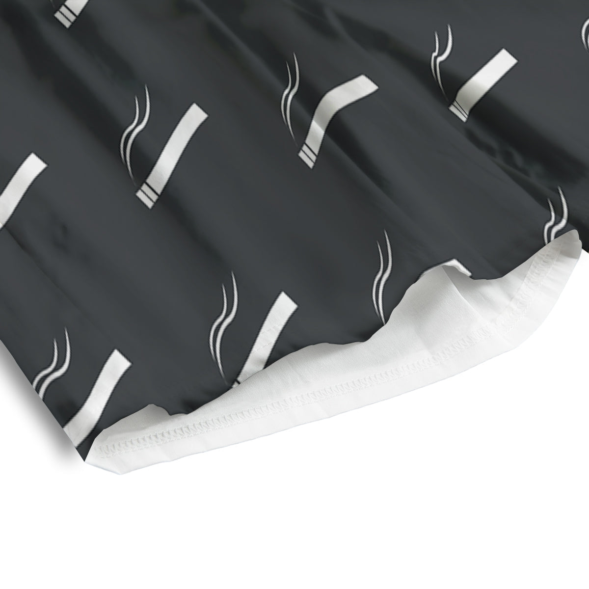 Cigarette Print Pattern Men's Athletic Shorts-grizzshop