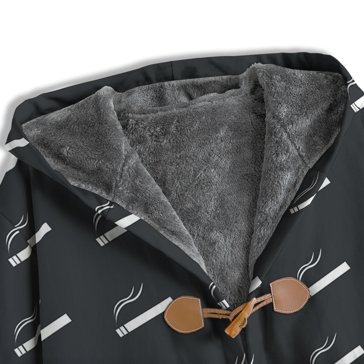 Cigarette Print Pattern Men's Windbreaker Jacket-grizzshop