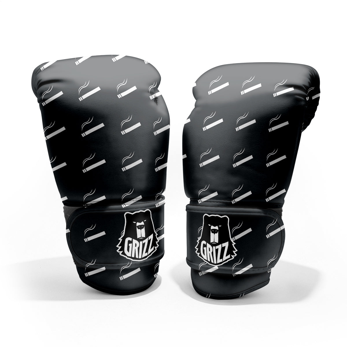 Cigarette Print Pattern Sparring Gloves-grizzshop