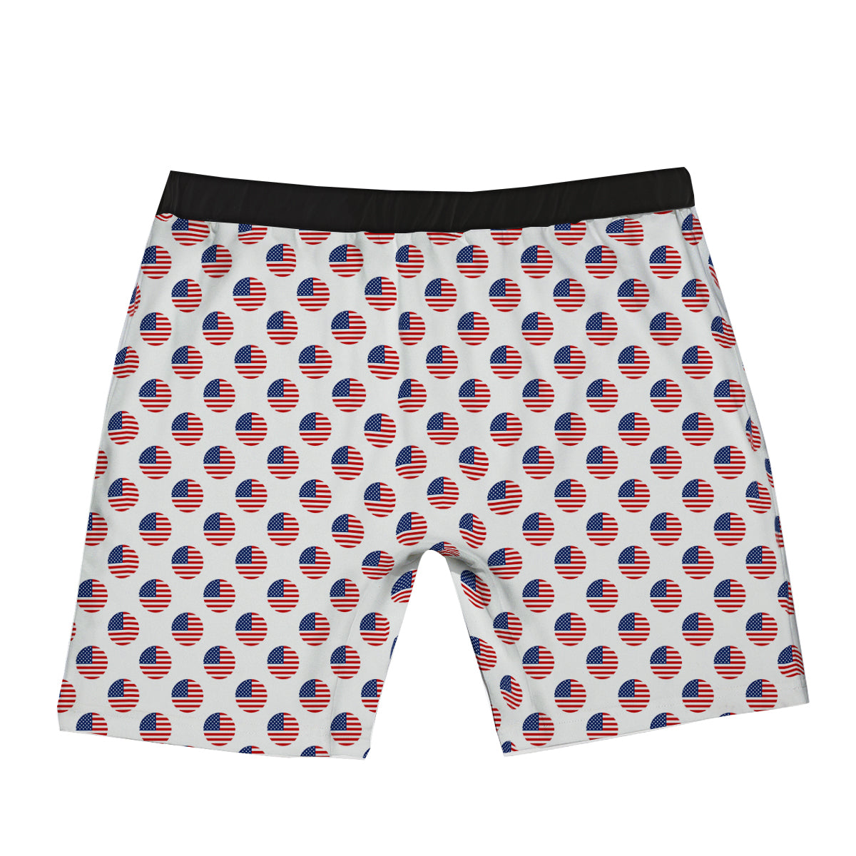 Circle Flag American Print Pattern Boxer Briefs-grizzshop