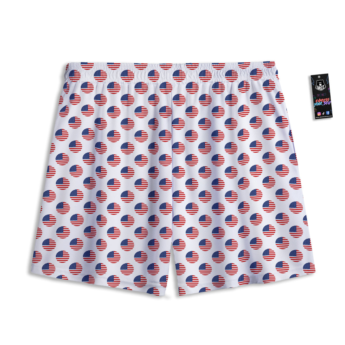 Duck Cute Cartoon Print Pattern Mesh Shorts