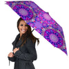 Circle Mandala Purple Print Umbrella-grizzshop