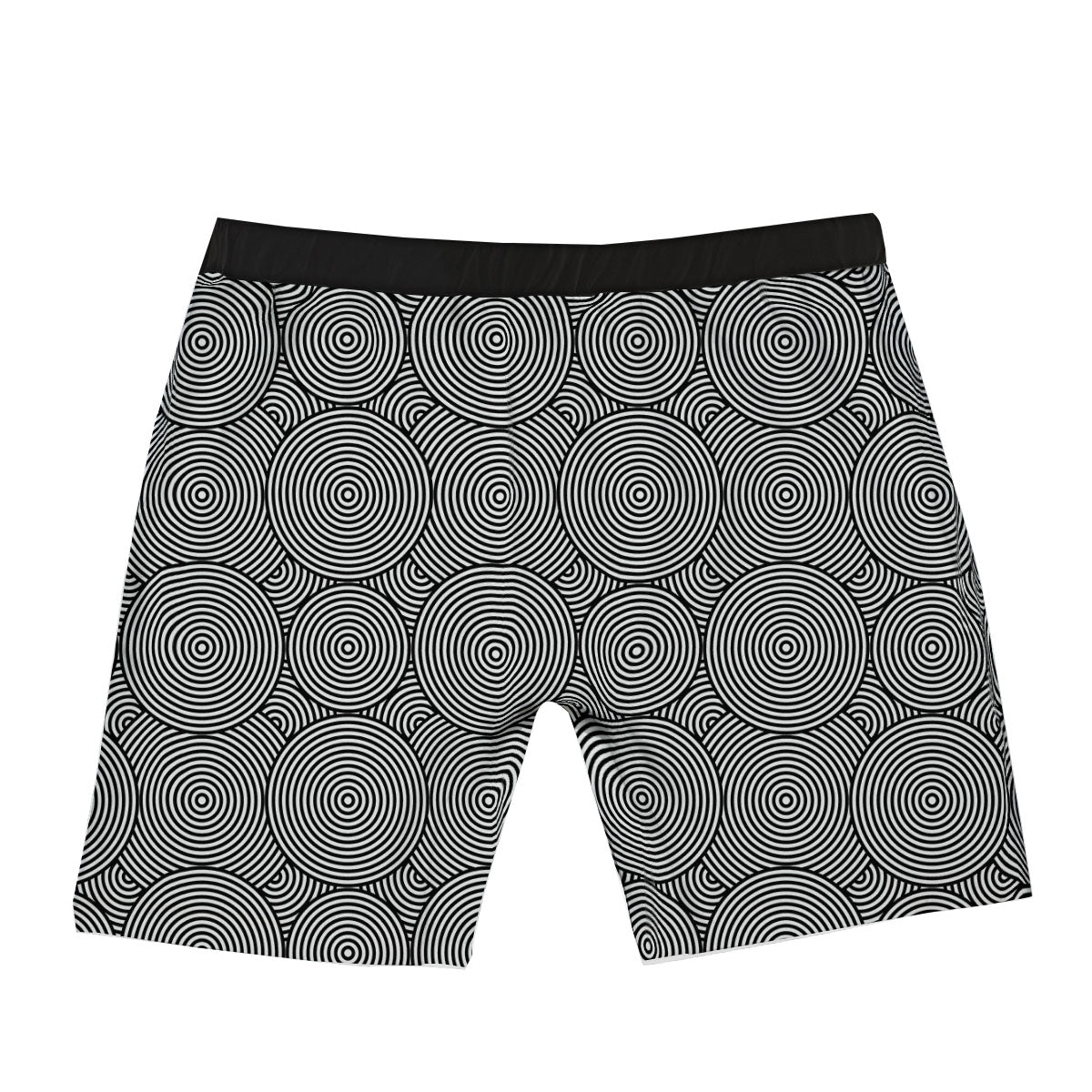 Circle Psychedelic Print Pattern Boxer Briefs-grizzshop