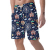 Circus Dream Pattern Print Men's Shorts-grizzshop