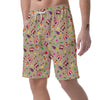 Circus Pattern Print Men's Shorts-grizzshop