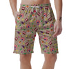 Circus Pattern Print Men's Shorts-grizzshop